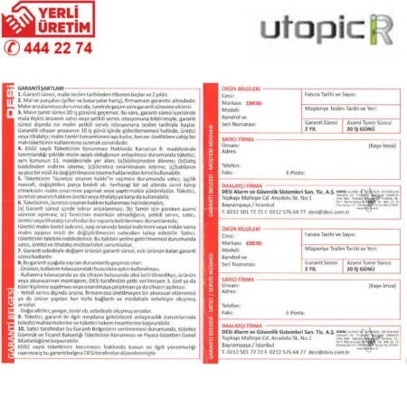 Desi Utopic R UBRC 100 Su Geçirmez Kumandalı